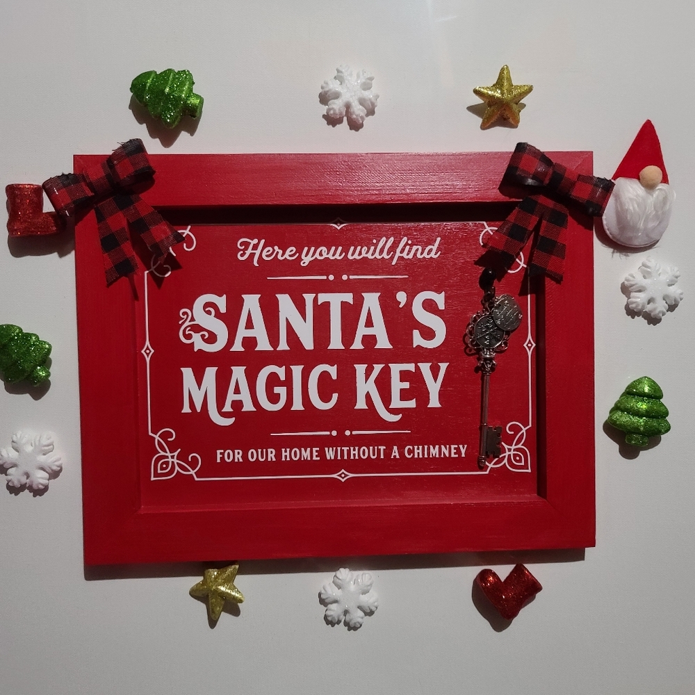Santa's Magic Key Sign